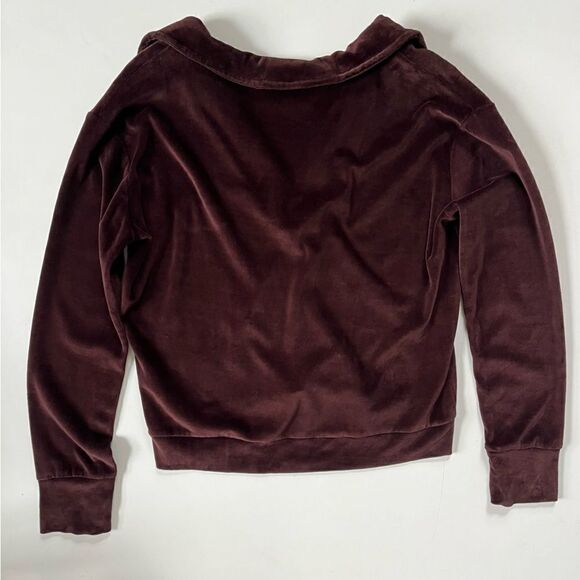 Lune Active Teddy Sweater Brown Purple Small - Picture 6 of 10
